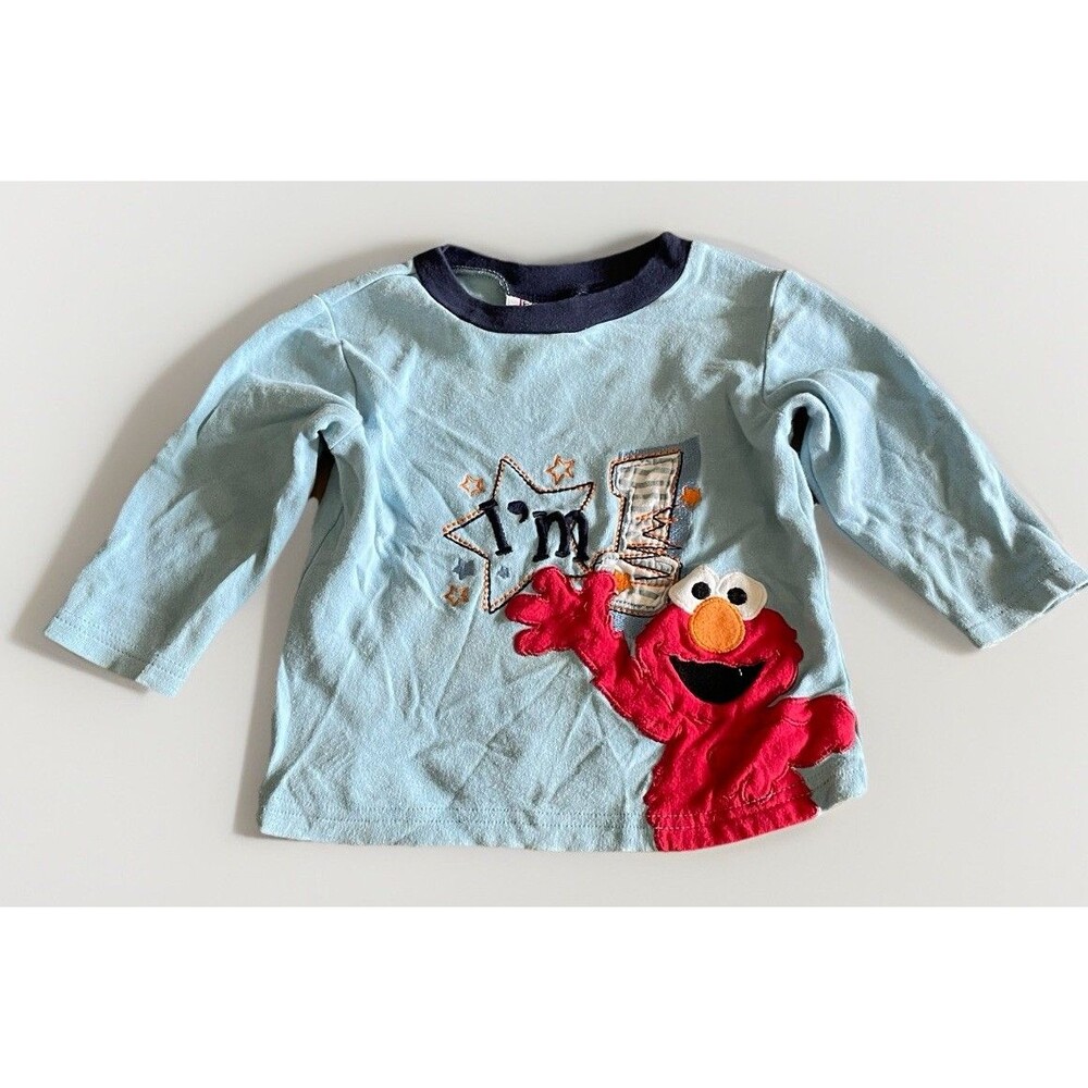 Vintage 2008 Sesame Street Elmo’s World I’m 1 First Birthday Long Sleeve Shirt